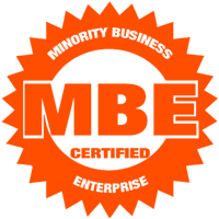 MBE orange logo